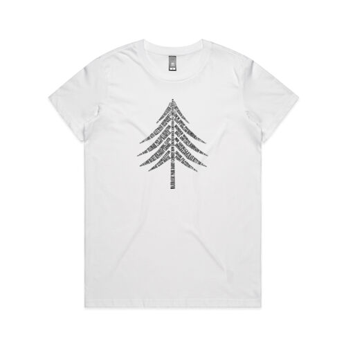 Women's Trail Name Tree Black Logo Thumbnail