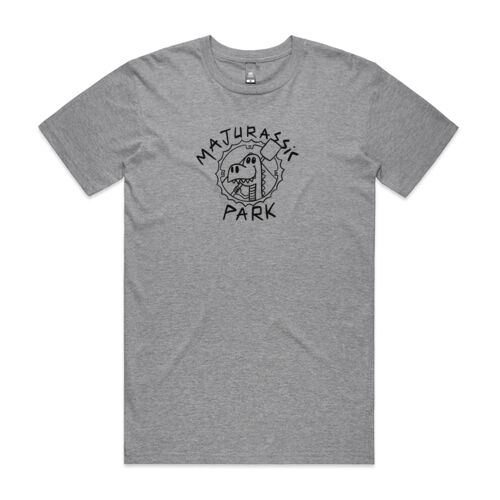 Men's Majurassic Park Black Logo Thumbnail